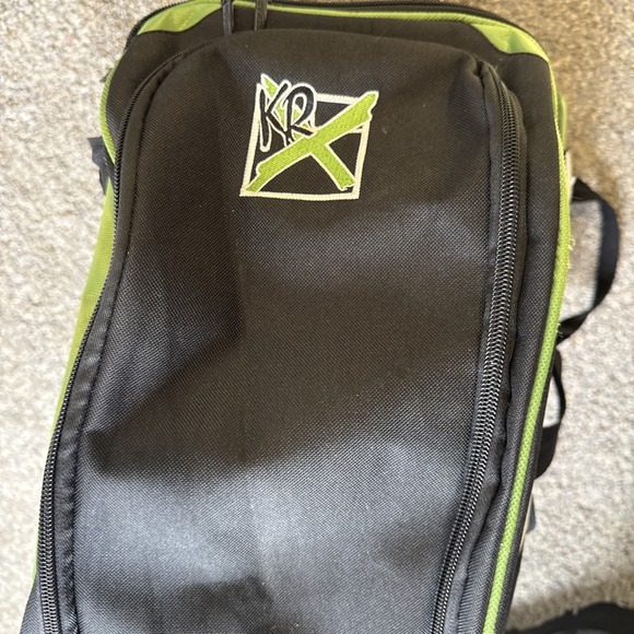 KR KRX Strikeforce Cruiser Smooth Single Ball Roller Bowling Bag Green - Picture 4 of 7